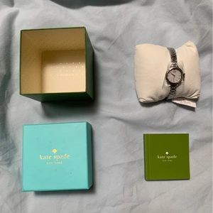 Silver & Pearl Face Kate Spade Watch NWT